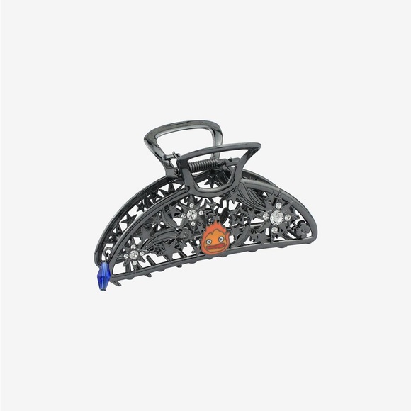 NEW Studio Ghibli Howl's Moving Castle 🔥 Calcifer Jeweled Claw Hair Clip - Picture 4 of 4